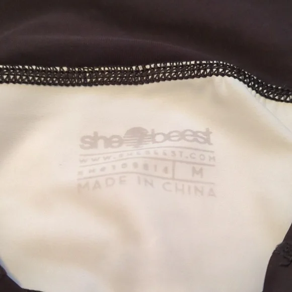 M She Beest Bike Shorts - Picture 2 of 7